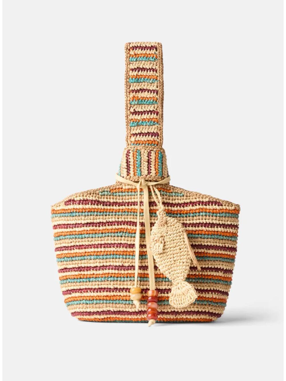 Soleil Soleil Raffia Knot Bag